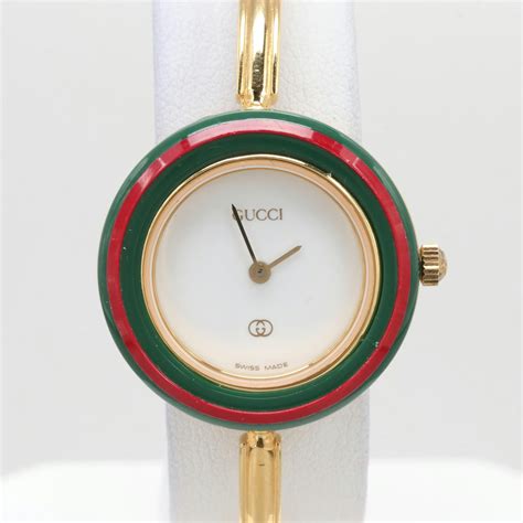 gucci interchangeable bezel watch for sale